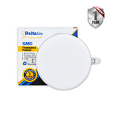 24 W LED Frameless Ceiling Panel Light Adjustable 2-6"