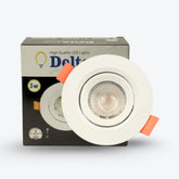 5W COB Moveable LED Downlight 2 Inch (PC Body)