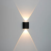 2 Way (1+1) Oval Modern Wall Light 2W Waterproof