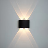 2 Way (2+2) Oval Modern Wall Light 4W Waterproof
