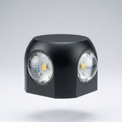 4 Way round Modern Wall Light 4W Waterproof