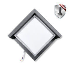 Delta Bulkhead Halfcut Square Wall Light-Waterproof