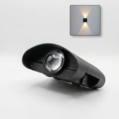 2 Way (1+1) Oval Modern Wall Light  2W Waterproof
