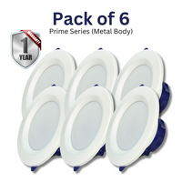 12W Prime Series LED Downlight – Pack of 6