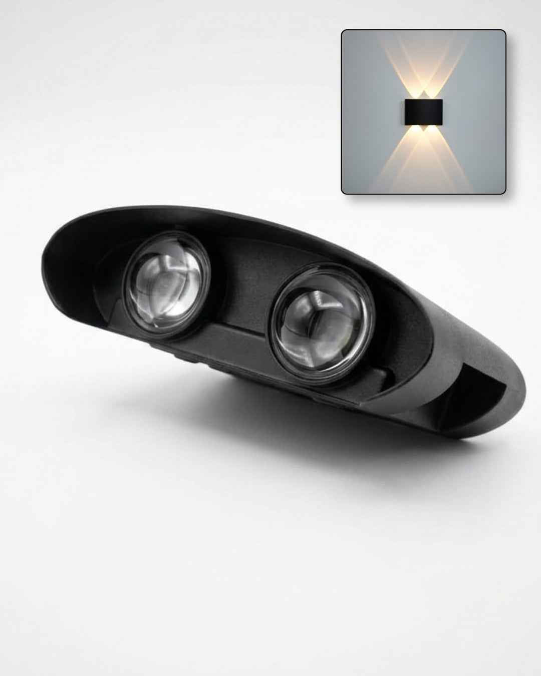 Delta 2 Way Wall Light-(2+2) 6W Waterproof