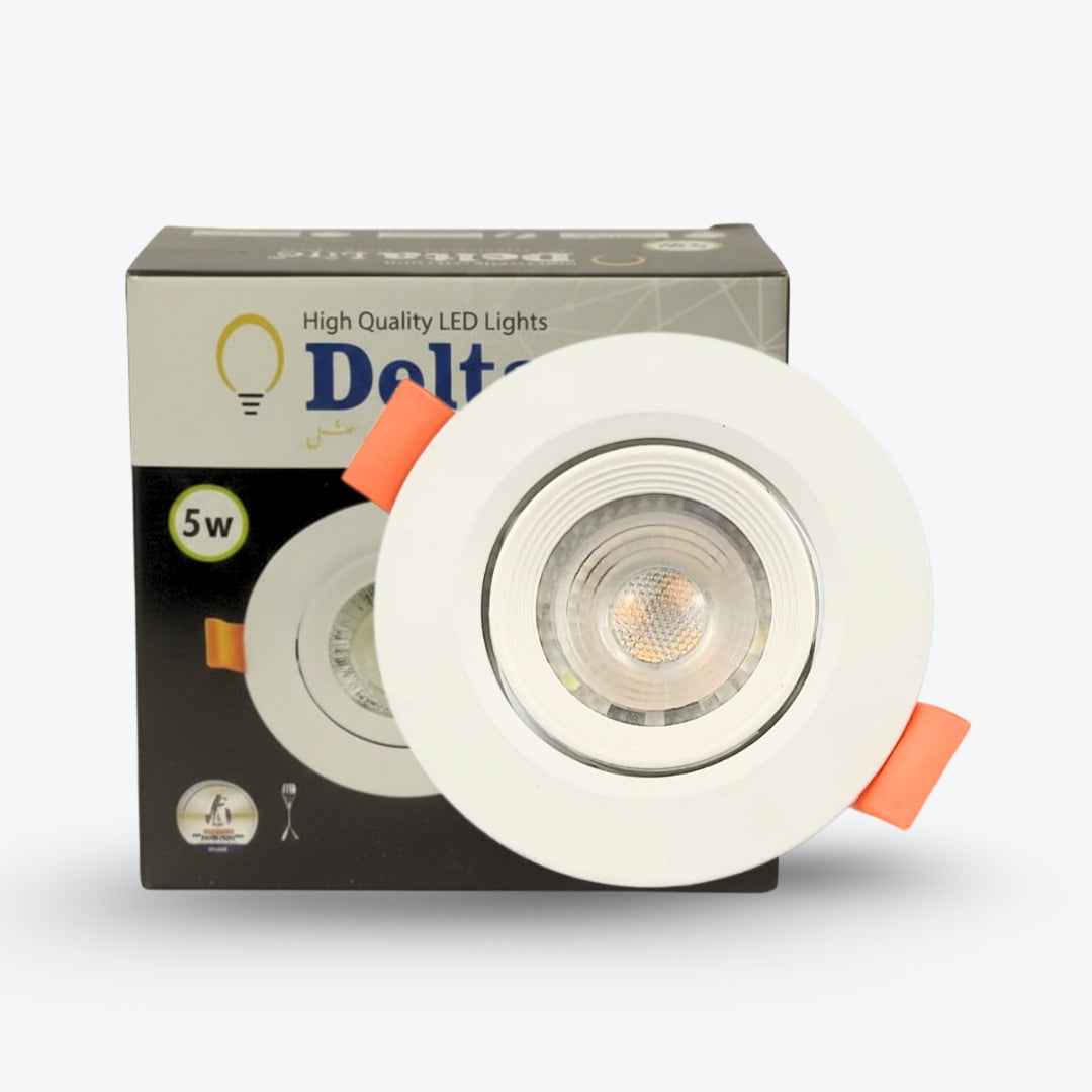 5W COB Moveable LED Downlight – 2 Inch (PC Body)