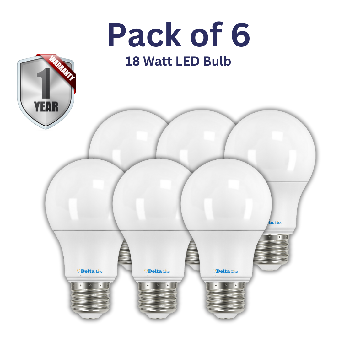 DeltaLite 18W LED Bulbs – Pack of 6 eMela Pakistan
