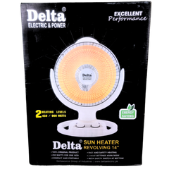 Delta Electric Rotating Sun Heater 900W