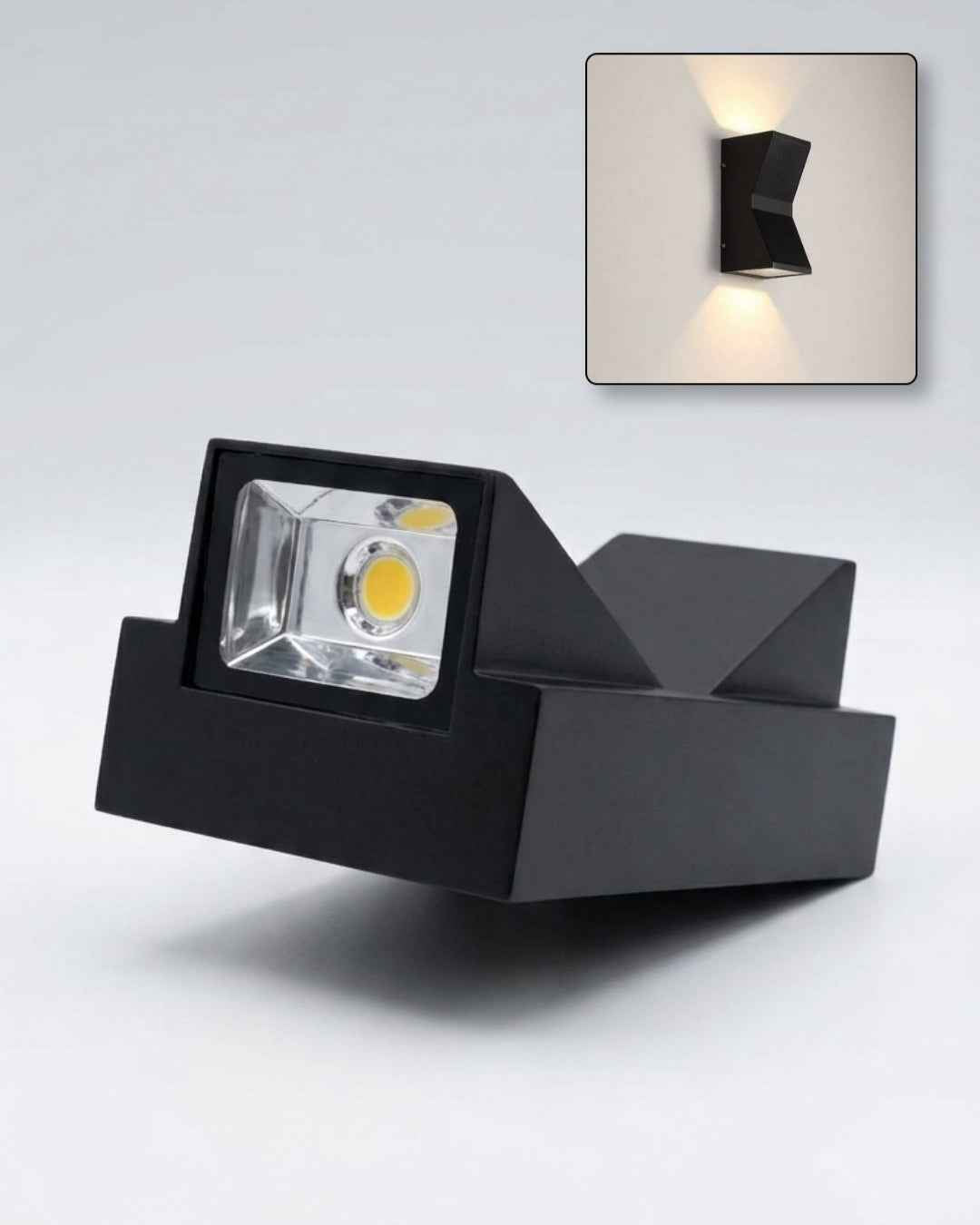 Delta 1 Way (1+1) Wall Light-6W Waterproof