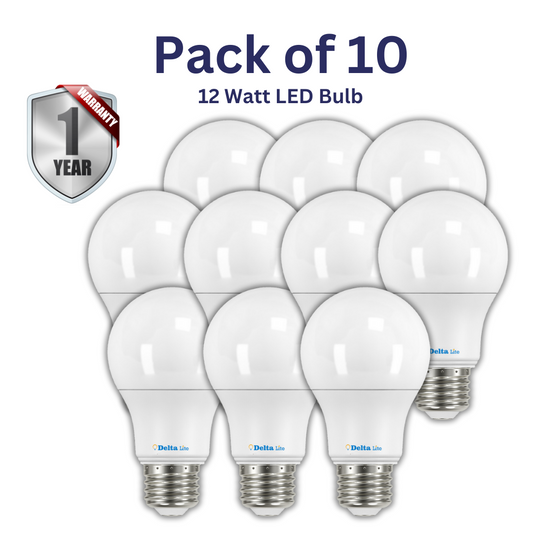 DeltaLite 12 W LED Bulbs Pack of 10