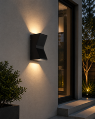 2 Way (1+1) Modern Wall Light-6W Waterproof