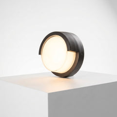 Delta Bulkhead Halfcut Round Wall Light-Waterproof