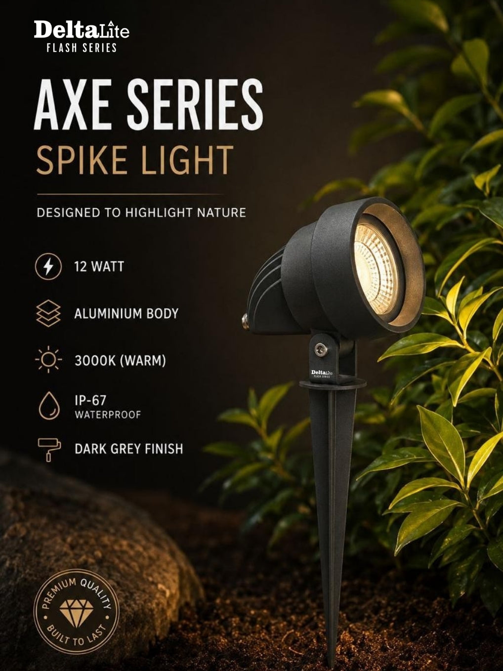 12W AXE SPIKE 