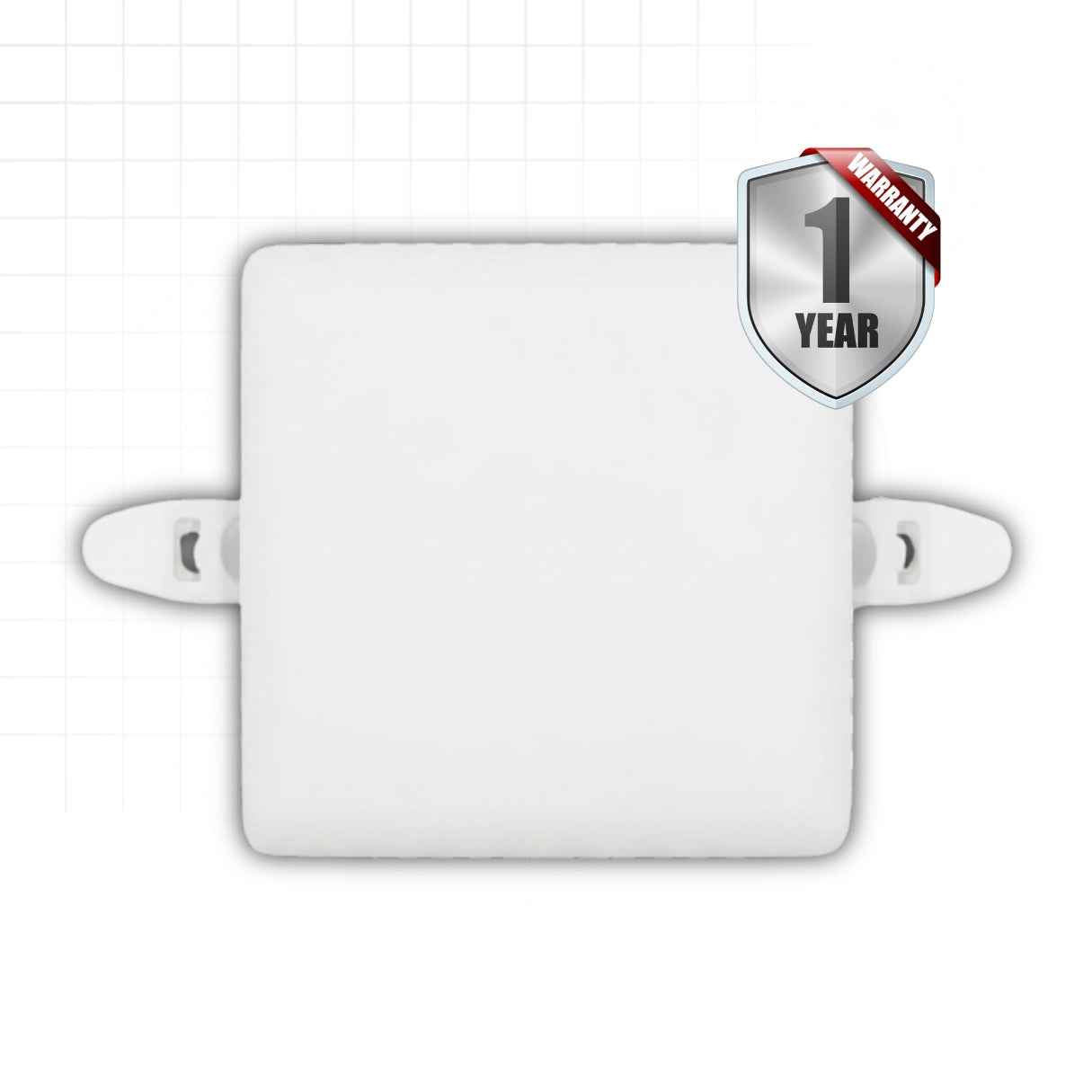 12W Square LED Frameless Ceiling Panel Light – 3.5-Inch Adjustable