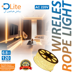 DLite LED Rope Light For Ceiling | 70 Meter | (6.8mm) | 80 LED/Meter