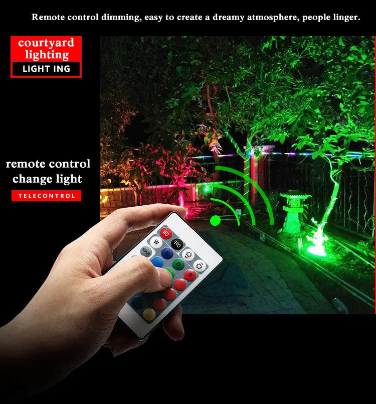 RGB Flood lights 50W/100W | 16 Colors RGB Party Light remote control