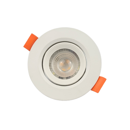 5W COB Moveable LED Downlight 2 Inch PC Body