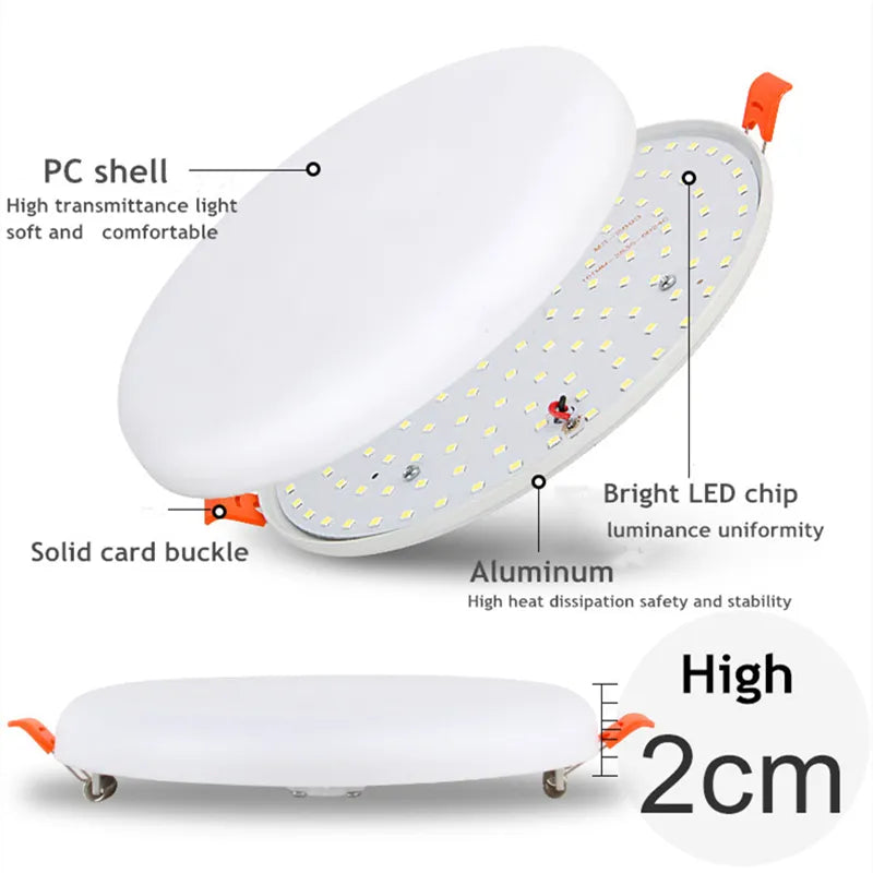 12 W LED Frameless Ceiling Panel Light 4