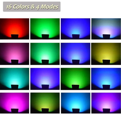 RGB Flood lights 50W/100W | 16 Colors RGB Party Light colors